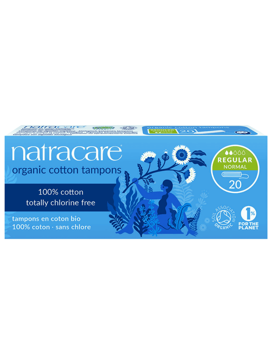 Гигиенические тампоны без аппликатора Natracare Regular 20
